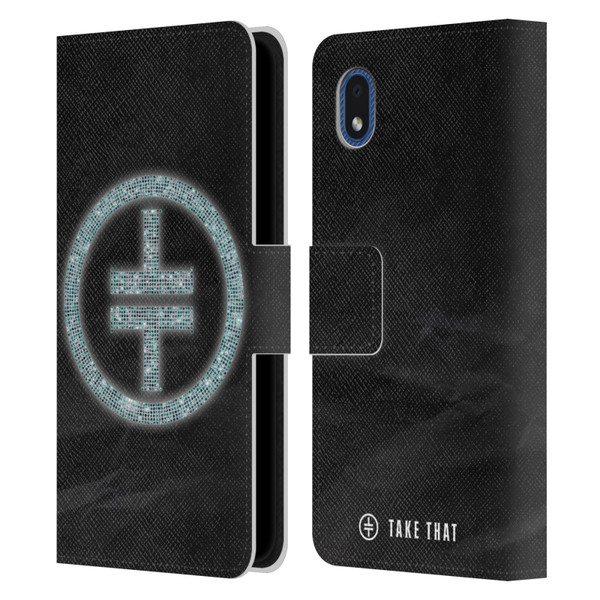 Take That Wonderland Diamante Leather Book Wallet Case Cover For Samsung Galaxy A01 Core (2020)