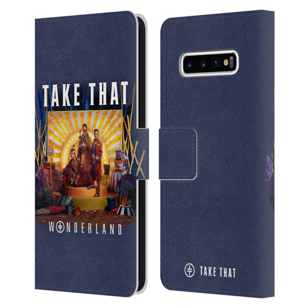 Take That Wonderland Album Cover Leather Book Wallet Case Cover For Samsung Galaxy S10+ / S10 Plus
