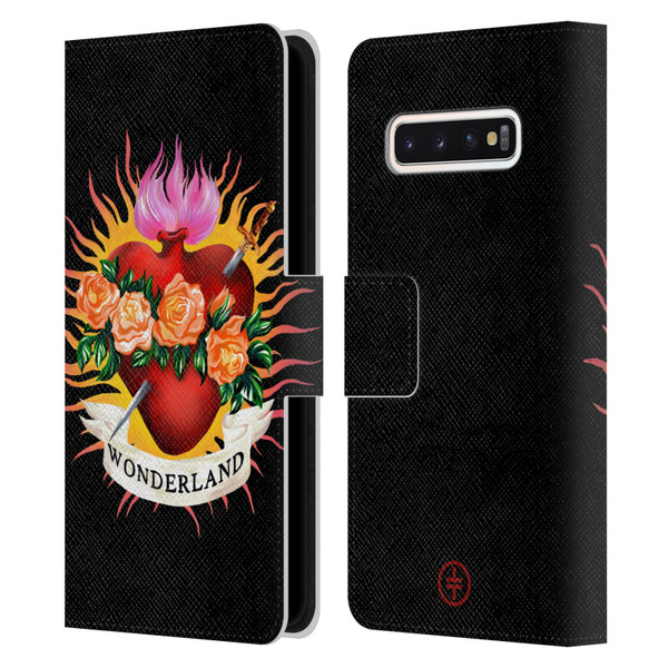 Take That Wonderland Heart Leather Book Wallet Case Cover For Samsung Galaxy S10