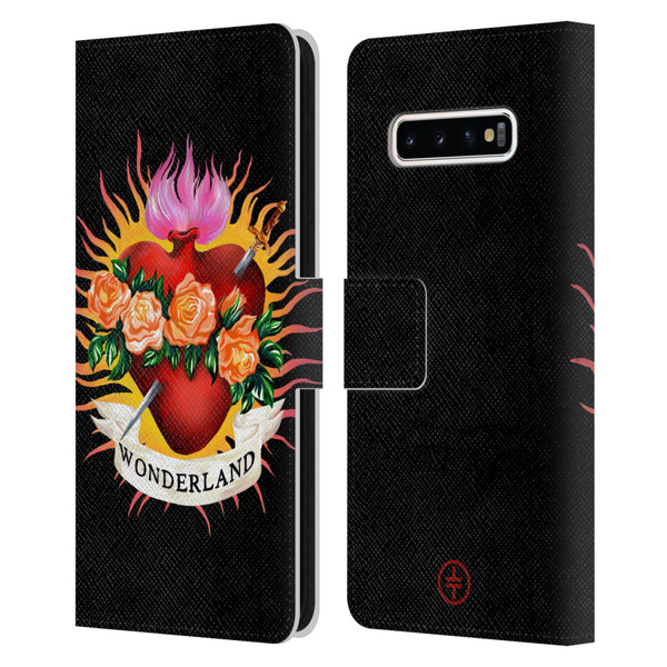 Take That Wonderland Heart Leather Book Wallet Case Cover For Samsung Galaxy S10+ / S10 Plus