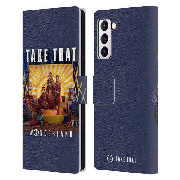 Take That Wonderland Album Cover Leather Book Wallet Case Cover For Samsung Galaxy S21+ 5G