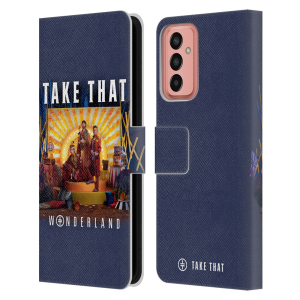 Take That Wonderland Album Cover Leather Book Wallet Case Cover For Samsung Galaxy M13 (2022)