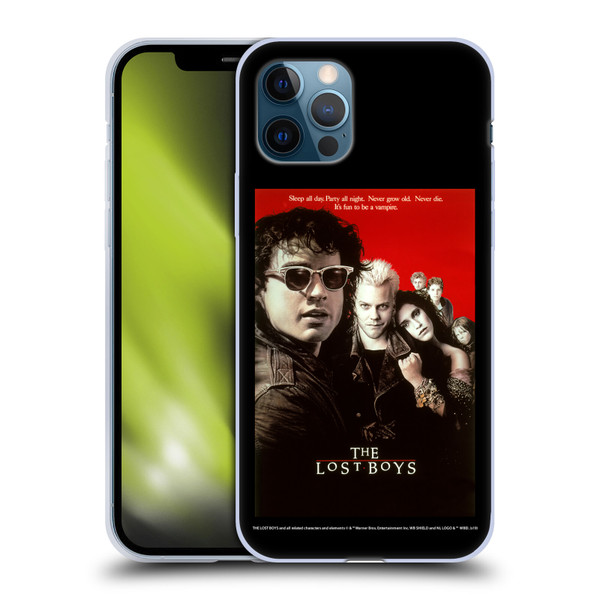 The Lost Boys Characters Poster Soft Gel Case for Apple iPhone 12 / iPhone 12 Pro