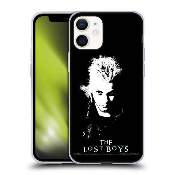 The Lost Boys Characters David Black And White Soft Gel Case for Apple iPhone 12 Mini