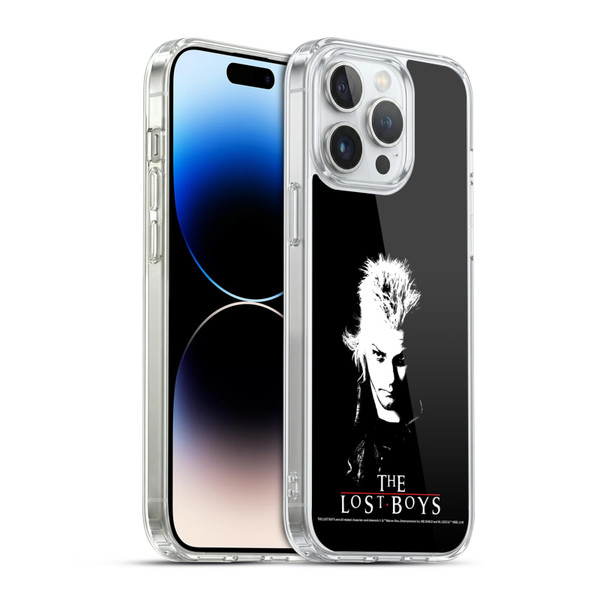 The Lost Boys Characters David Black And White Soft Gel Case for Apple iPhone 14 Pro Max & MagSafe