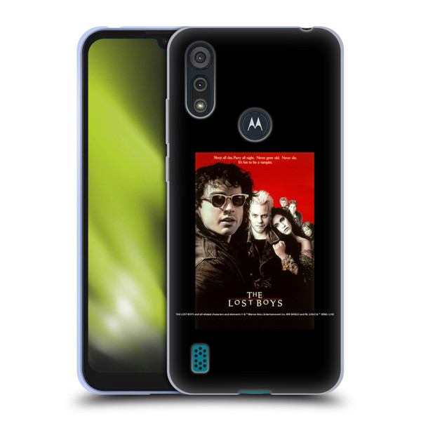The Lost Boys Characters Poster Soft Gel Case for Motorola Moto E6s (2020)