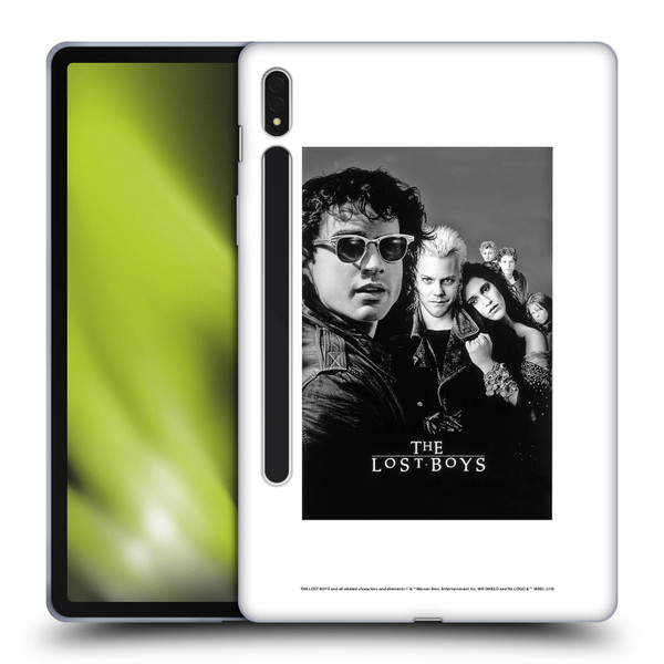 The Lost Boys Characters Poster Black And White Soft Gel Case for Samsung Galaxy Tab S8