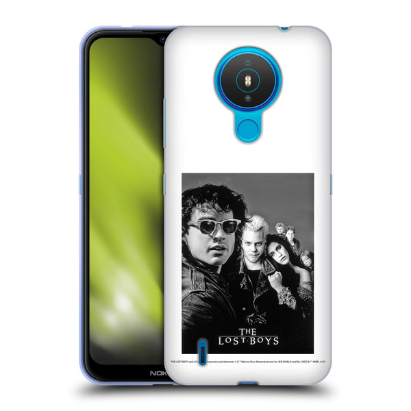 The Lost Boys Characters Poster Black And White Soft Gel Case for Nokia 1.4