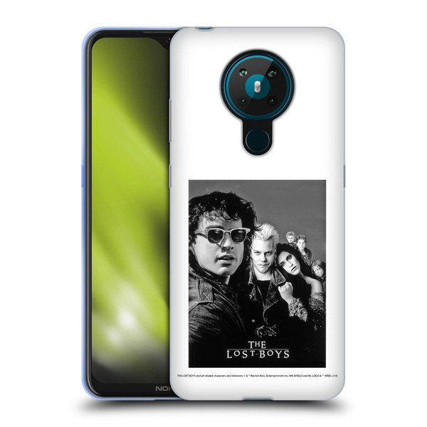 The Lost Boys Characters Poster Black And White Soft Gel Case for Nokia 5.3
