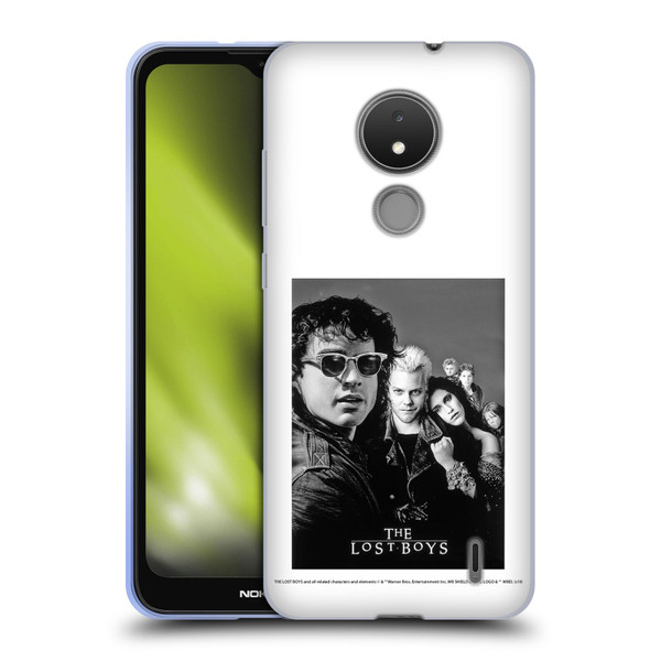 The Lost Boys Characters Poster Black And White Soft Gel Case for Nokia C21