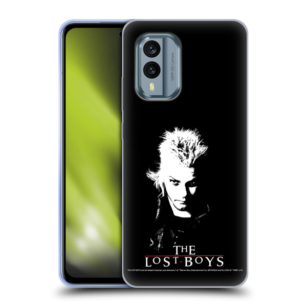 The Lost Boys Characters David Black And White Soft Gel Case for Nokia X30