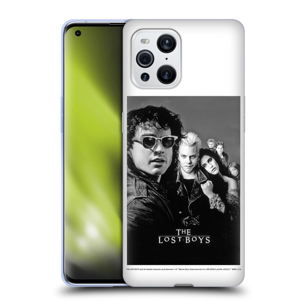 The Lost Boys Characters Poster Black And White Soft Gel Case for OPPO Find X3 / Pro
