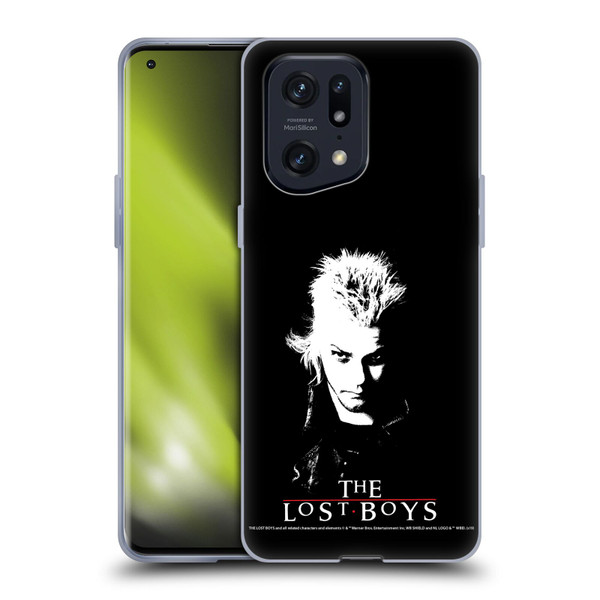 The Lost Boys Characters David Black And White Soft Gel Case for OPPO Find X5 Pro