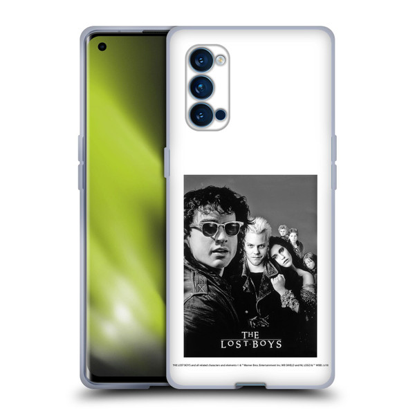 The Lost Boys Characters Poster Black And White Soft Gel Case for OPPO Reno 4 Pro 5G