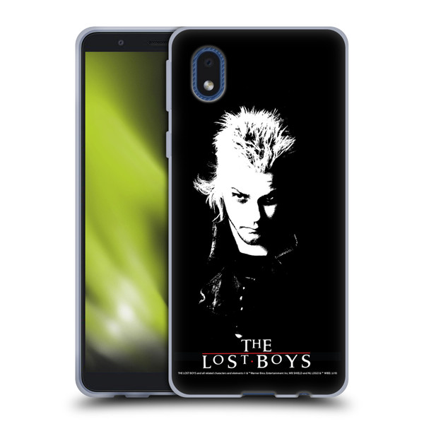 The Lost Boys Characters David Black And White Soft Gel Case for Samsung Galaxy A01 Core (2020)