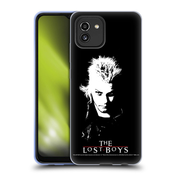 The Lost Boys Characters David Black And White Soft Gel Case for Samsung Galaxy A03 (2021)