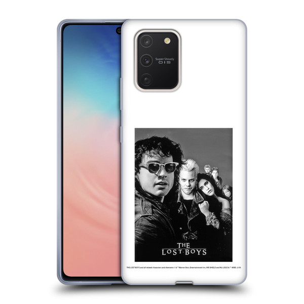 The Lost Boys Characters Poster Black And White Soft Gel Case for Samsung Galaxy S10 Lite