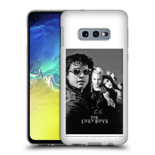 The Lost Boys Characters Poster Black And White Soft Gel Case for Samsung Galaxy S10e