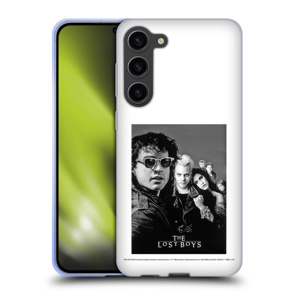 The Lost Boys Characters Poster Black And White Soft Gel Case for Samsung Galaxy S23+ 5G