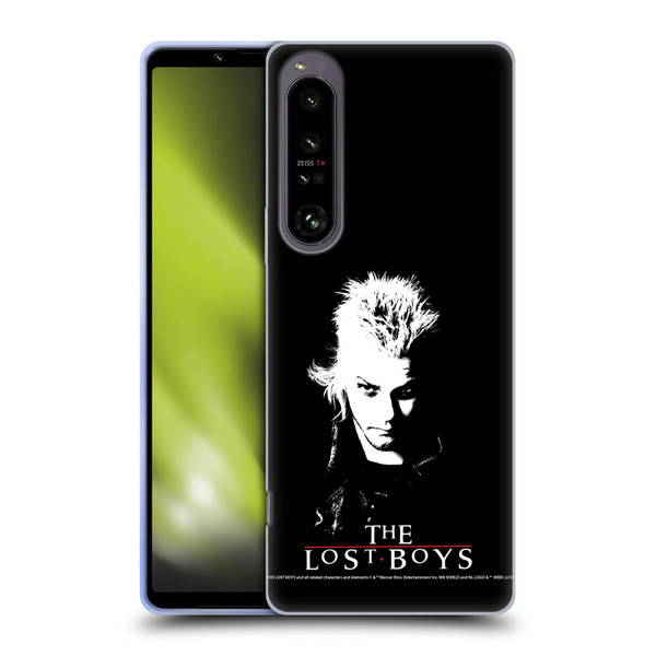 The Lost Boys Characters David Black And White Soft Gel Case for Sony Xperia 1 IV