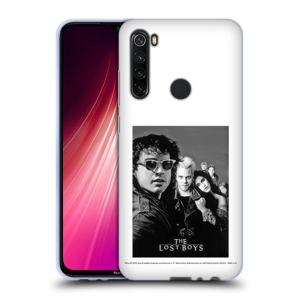 The Lost Boys Characters Poster Black And White Soft Gel Case for Xiaomi Redmi Note 8T
