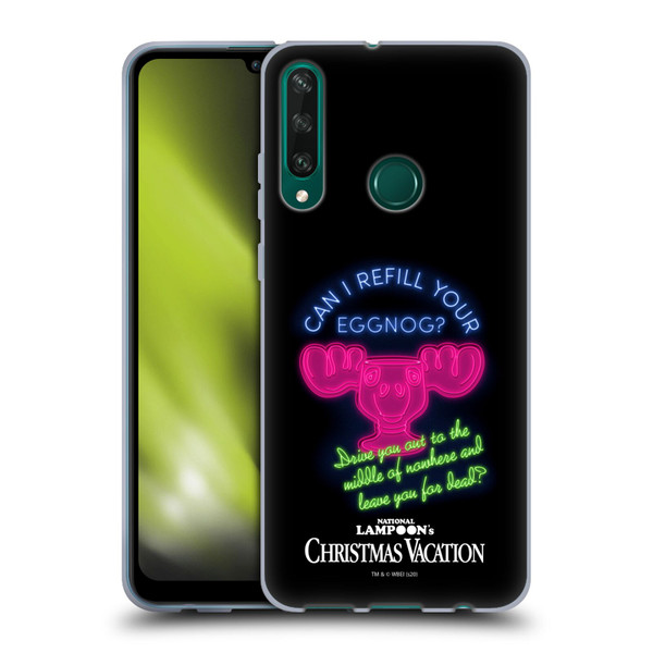 National Lampoon's Christmas Vacation Graphics Eggnog Quote Soft Gel Case for Huawei Y6p