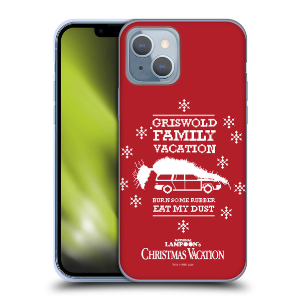 National Lampoon's Christmas Vacation Graphics Knitted Jumper Soft Gel Case for Apple iPhone 14