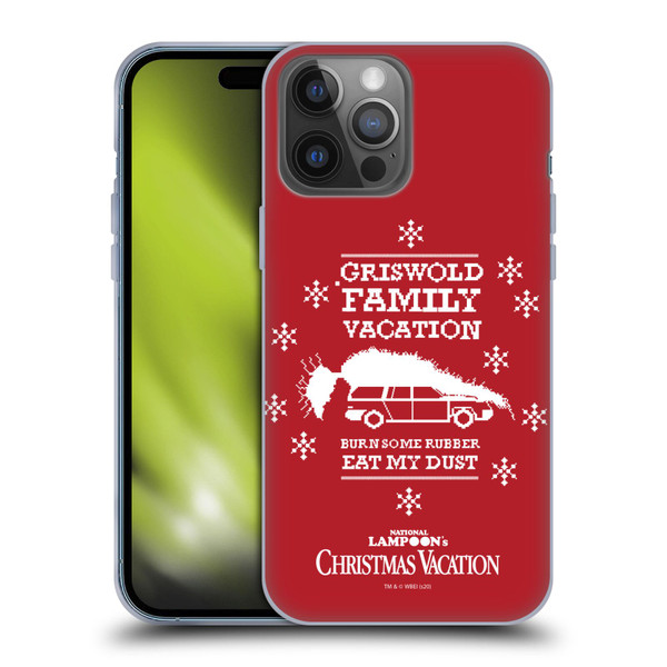 National Lampoon's Christmas Vacation Graphics Knitted Jumper Soft Gel Case for Apple iPhone 14 Pro Max