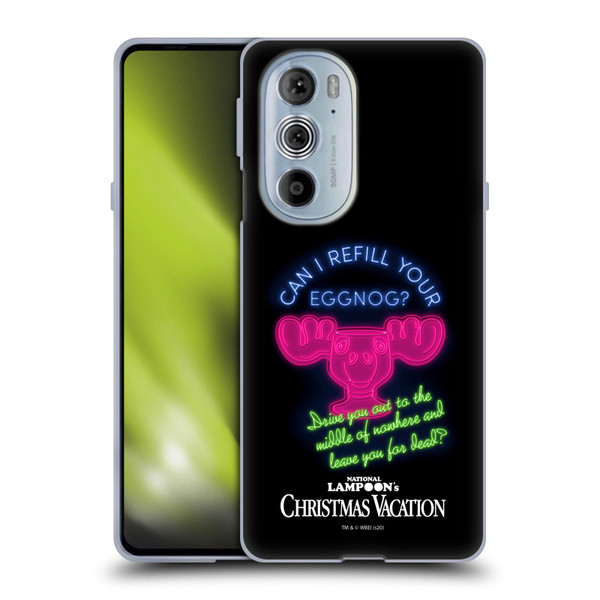 National Lampoon's Christmas Vacation Graphics Eggnog Quote Soft Gel Case for Motorola Edge X30