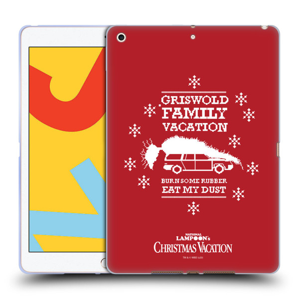 National Lampoon's Christmas Vacation Graphics Knitted Jumper Soft Gel Case for Apple iPad 10.2 2019/2020/2021