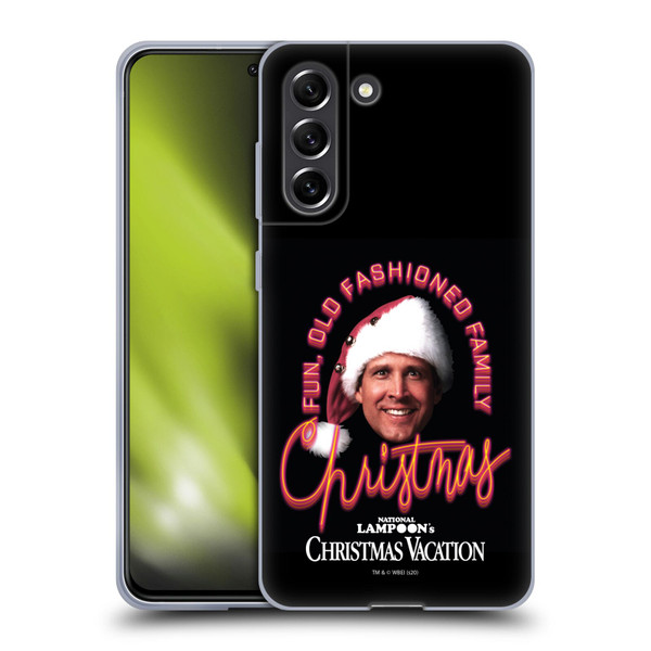 National Lampoon's Christmas Vacation Graphics Clark Griswold Soft Gel Case for Samsung Galaxy S21 FE 5G
