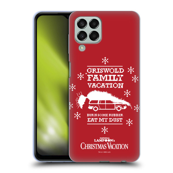 National Lampoon's Christmas Vacation Graphics Knitted Jumper Soft Gel Case for Samsung Galaxy M33 (2022)