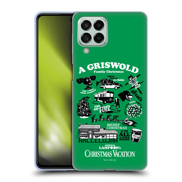 National Lampoon's Christmas Vacation Graphics Griswold Family Soft Gel Case for Samsung Galaxy M53 (2022)