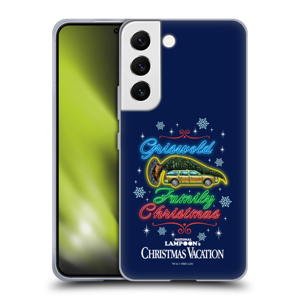 National Lampoon's Christmas Vacation Graphics Neon Lights Soft Gel Case for Samsung Galaxy S22 5G