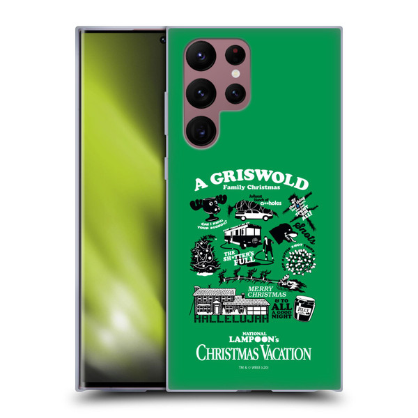National Lampoon's Christmas Vacation Graphics Griswold Family Soft Gel Case for Samsung Galaxy S22 Ultra 5G
