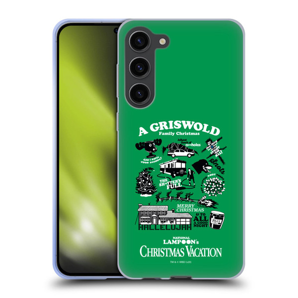 National Lampoon's Christmas Vacation Graphics Griswold Family Soft Gel Case for Samsung Galaxy S23+ 5G