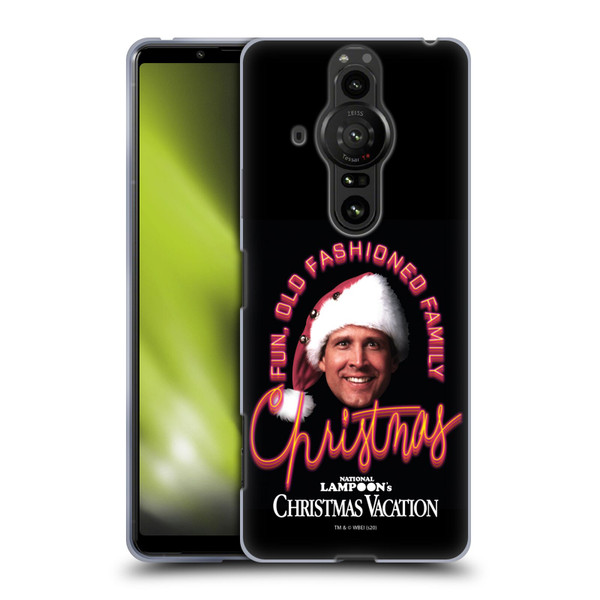 National Lampoon's Christmas Vacation Graphics Clark Griswold Soft Gel Case for Sony Xperia Pro-I