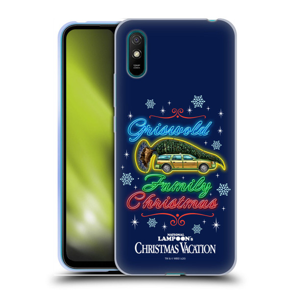 National Lampoon's Christmas Vacation Graphics Neon Lights Soft Gel Case for Xiaomi Redmi 9A / Redmi 9AT