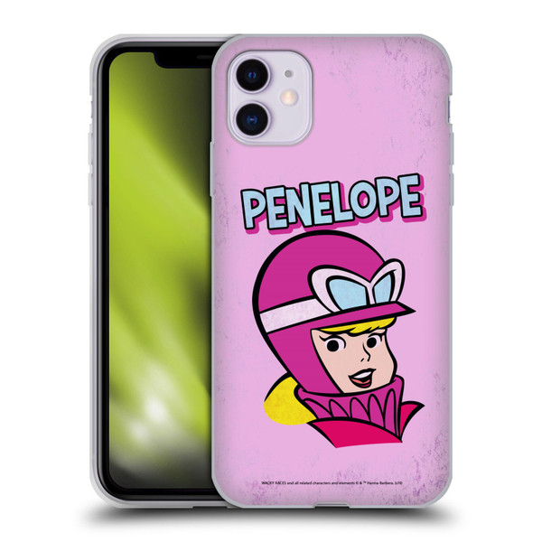 Wacky Races Classic Penelope Soft Gel Case for Apple iPhone 11