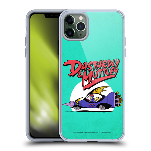 Wacky Races Classic Automobile Soft Gel Case for Apple iPhone 11 Pro Max