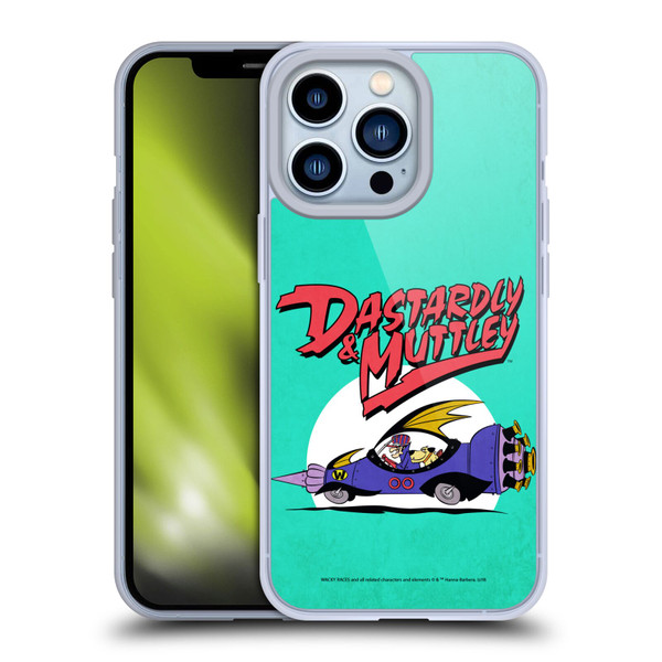 Wacky Races Classic Automobile Soft Gel Case for Apple iPhone 13 Pro