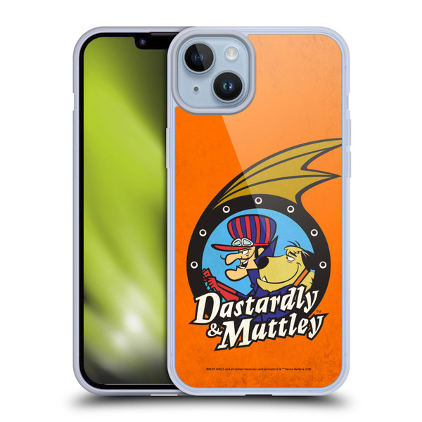 Wacky Races Classic Dastardly And Muttley 1 Soft Gel Case for Apple iPhone 14 Plus