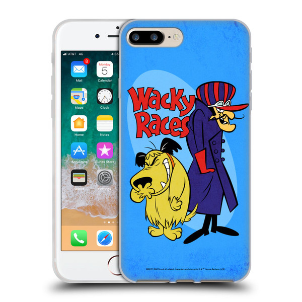 Wacky Races Classic Dastardly And Muttley 2 Soft Gel Case for Apple iPhone 7 Plus / iPhone 8 Plus