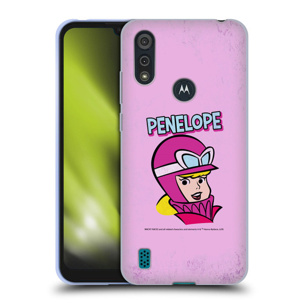 Wacky Races Classic Penelope Soft Gel Case for Motorola Moto E6s (2020)