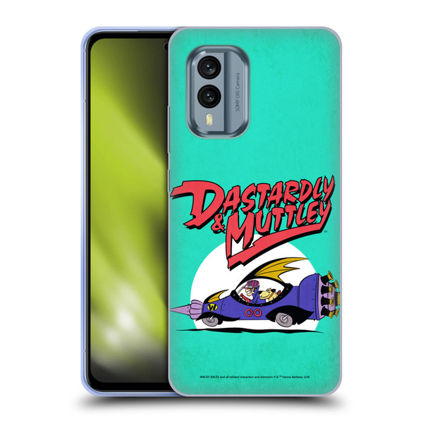 Wacky Races Classic Automobile Soft Gel Case for Nokia X30