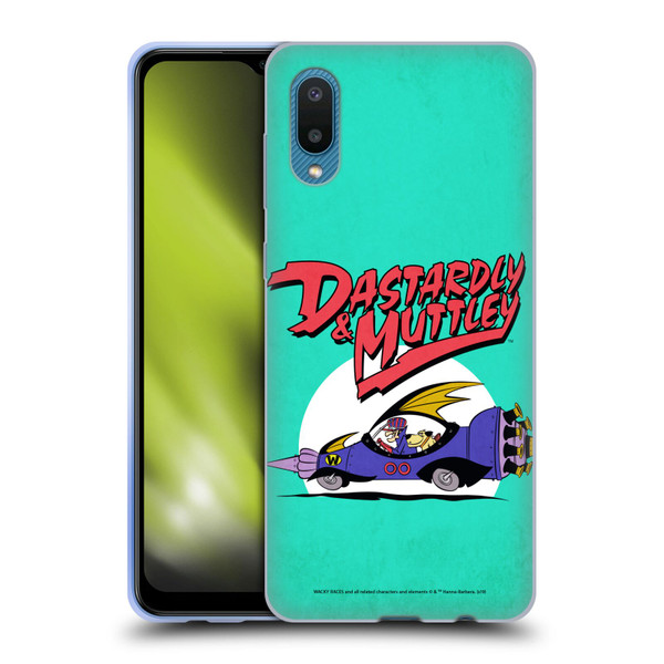 Wacky Races Classic Automobile Soft Gel Case for Samsung Galaxy A02/M02 (2021)