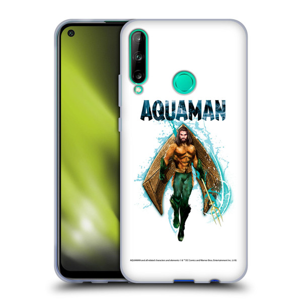 Aquaman Movie Graphics Trident of Atlan 2 Soft Gel Case for Huawei P40 lite E