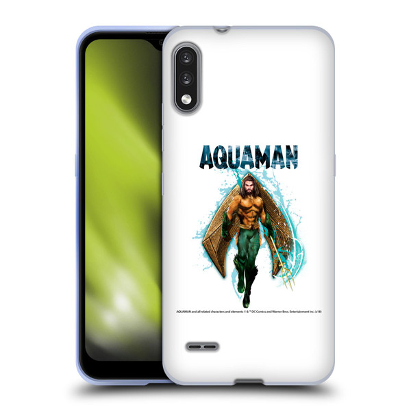Aquaman Movie Graphics Trident of Atlan 2 Soft Gel Case for LG K22