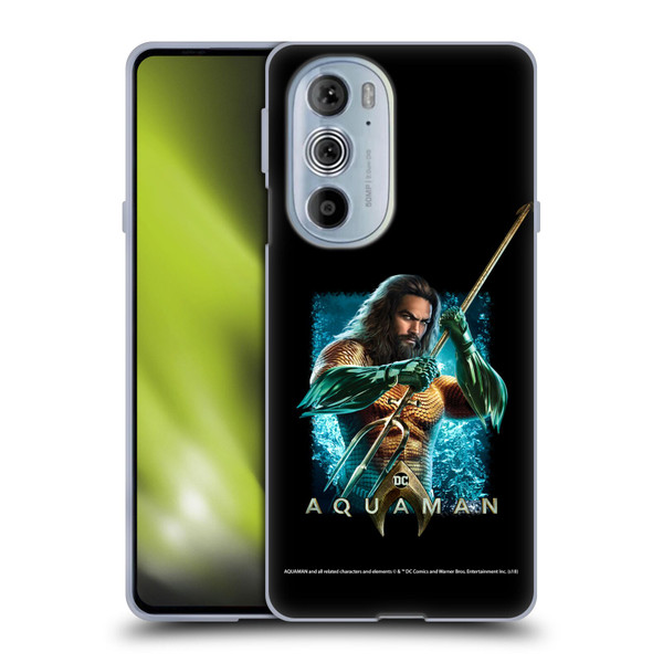 Aquaman Movie Graphics Trident of Atlan 1 Soft Gel Case for Motorola Edge X30