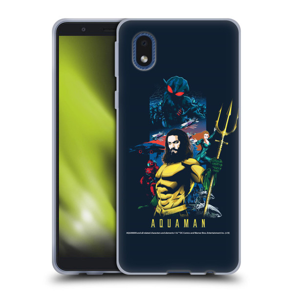 Aquaman Movie Graphics Poster Soft Gel Case for Samsung Galaxy A01 Core (2020)